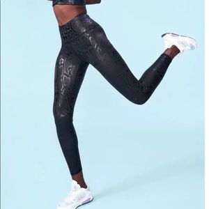 snake skin leggings